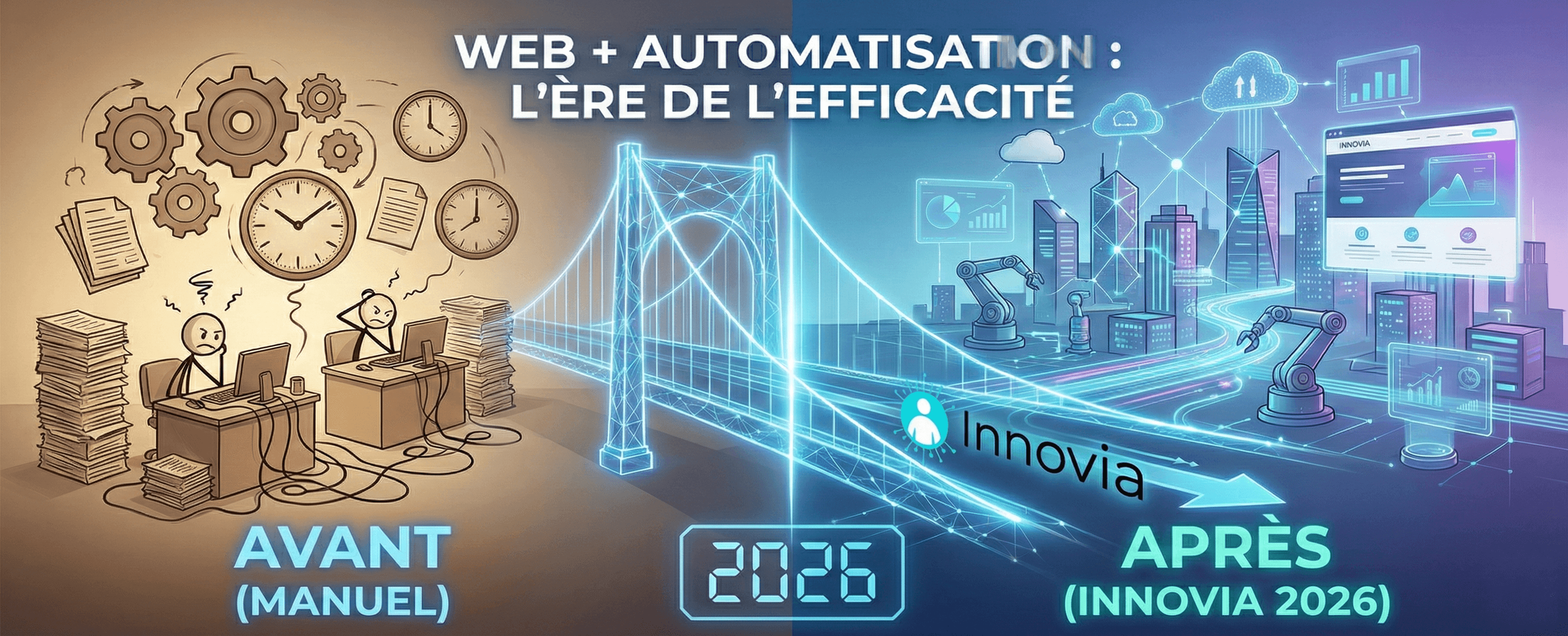 Bienvenue chez Innovia : Pourquoi votre entreprise mérite mieux qu'un simple site web